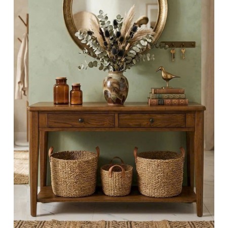 P2508-50 : Bàn Trang Trí, Bàn Console - Nâu Óc Chó